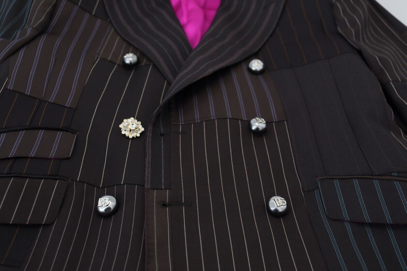 Dolce & Gabbana Mehrfarbig gestreifter SICILIA Blazer