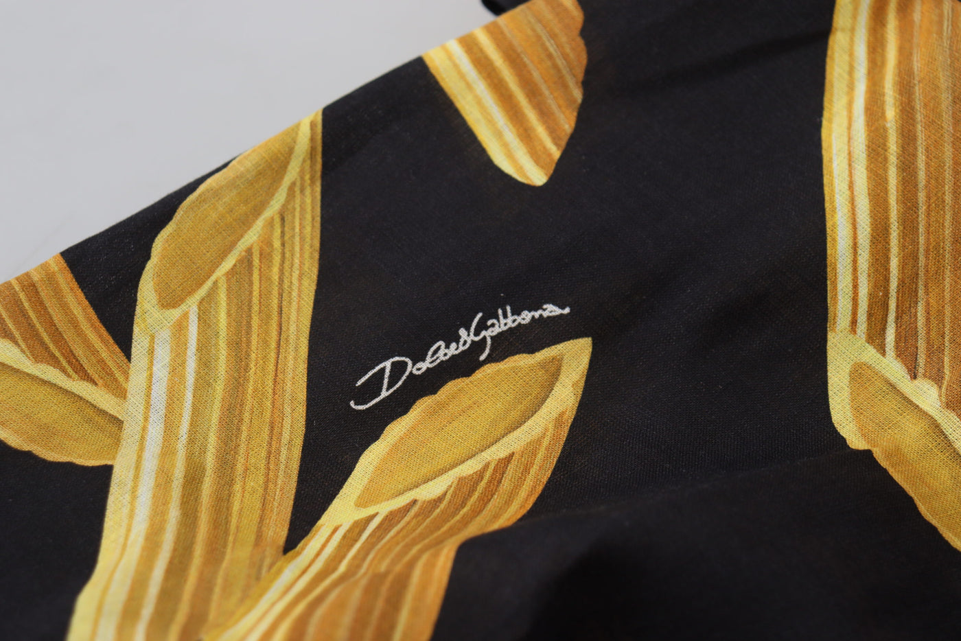Dolce & Gabbana Schwarzes Casual Penne Rigate Leinen Casual Hemd