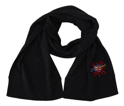 Dolce & Gabbana Schwarzes Sacred Heart #DGLovesLondon Wickelschal