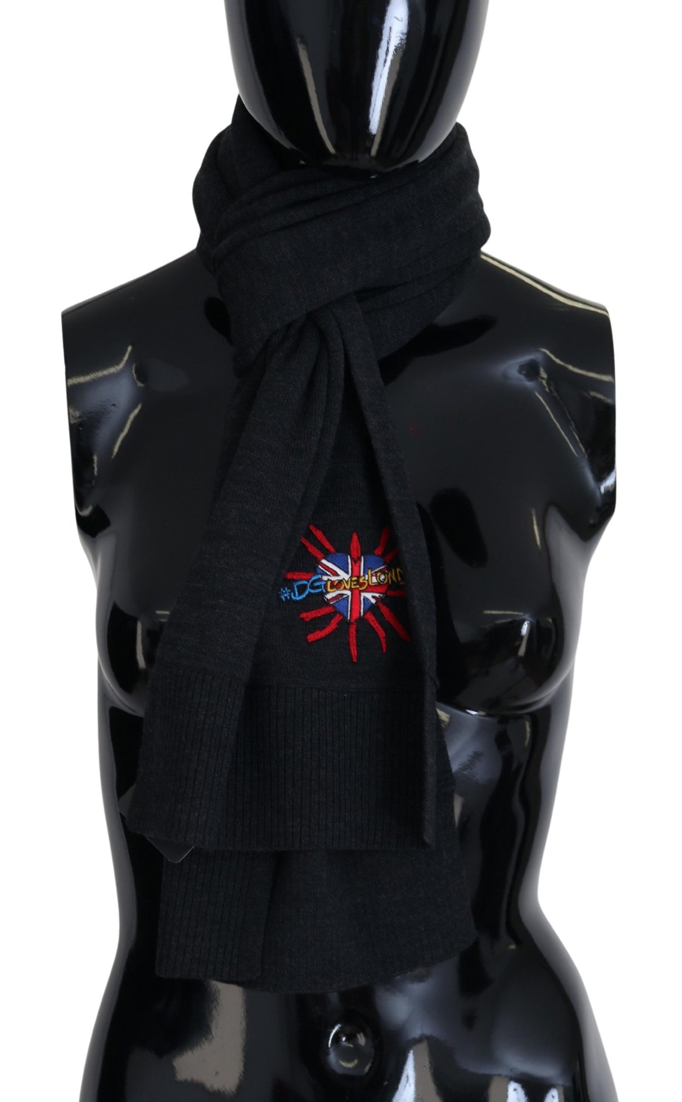 Dolce & Gabbana Schwarzes Sacred Heart #DGLovesLondon Wickelschal