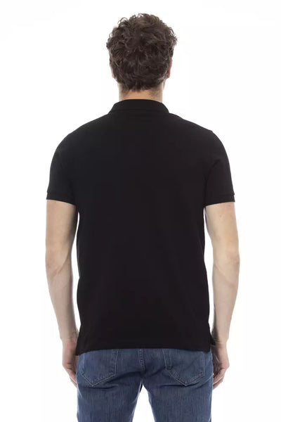 Baldinini Trend Schwarz Baumwolle Männer Polo