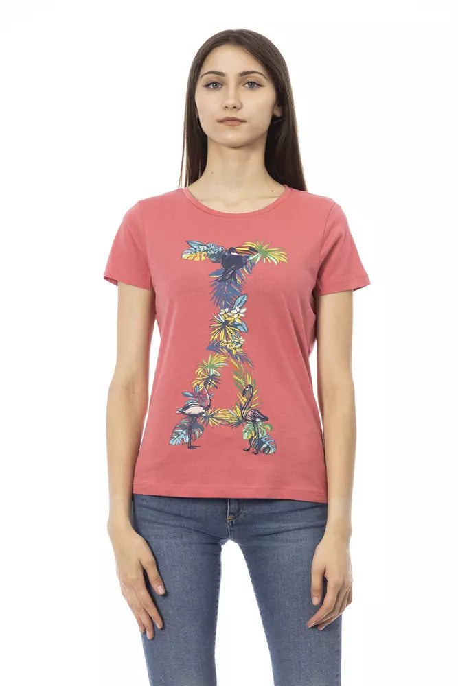 Trussardi Action Fuchsia Baumwolle Frauen T-Shirt