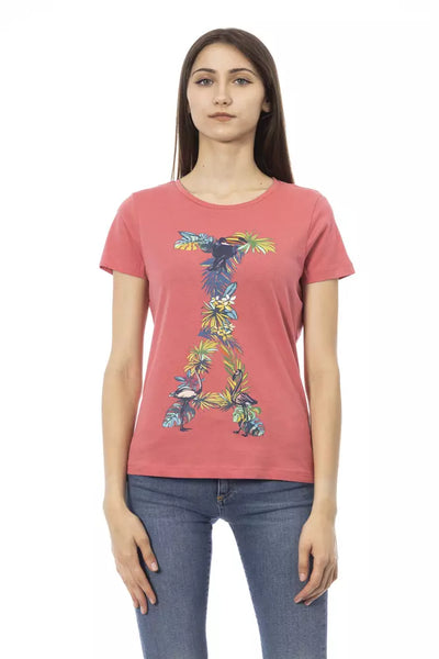 Trussardi Action Fuchsia Baumwolle Frauen T-Shirt