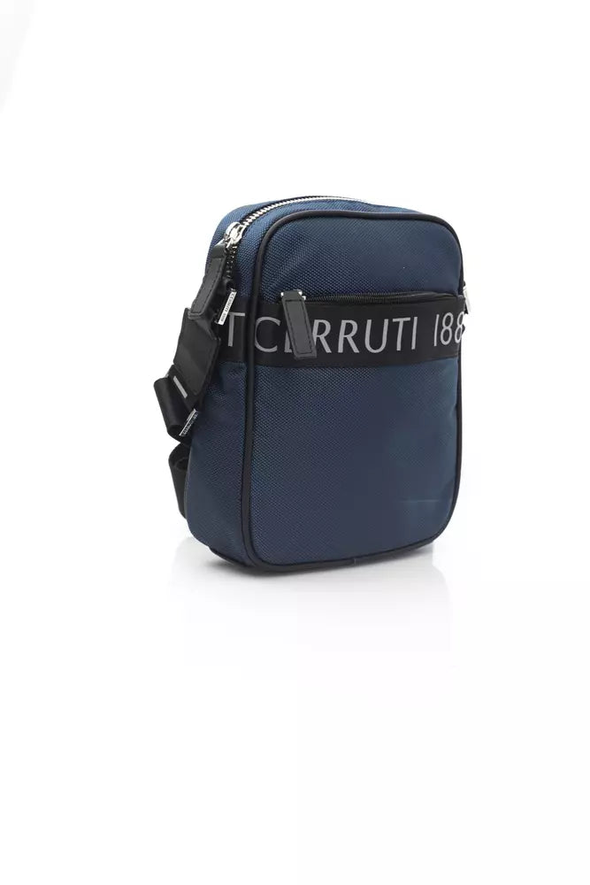 Cerruti 1881 Blaue Nylon Frauen Crossbody Tasche
