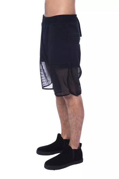 Nicolo Tonetto Schwarzes Polyester Männer kurz