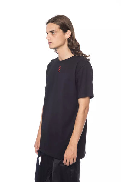 Nicolo Tonetto Schwarzes Baumwolle Männer T-Shirt