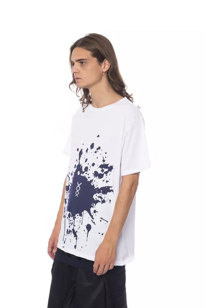 Nicolo Tonetto Weißes Baumwolle Männer T-Shirt
