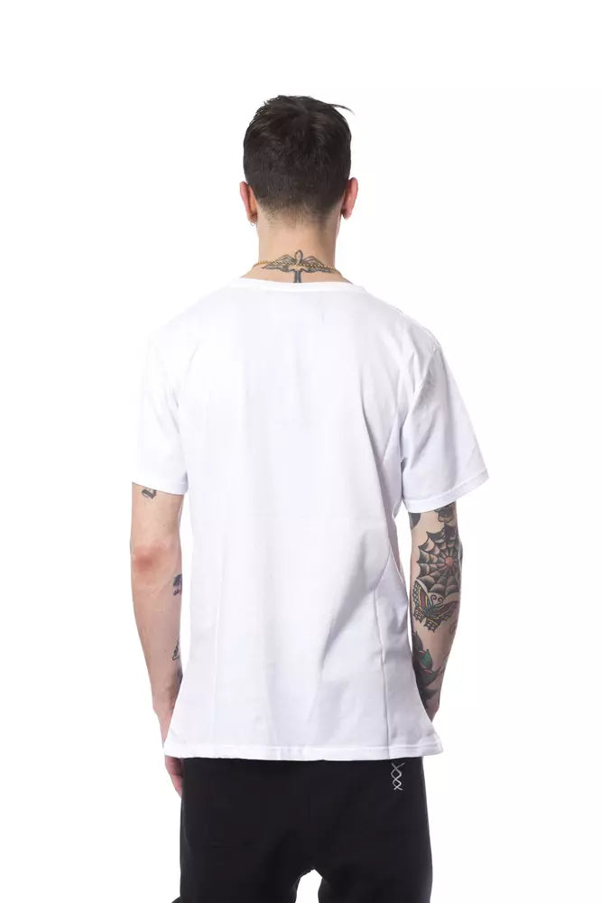 Nicolo Tonetto Weißes Baumwolle Männer T-Shirt