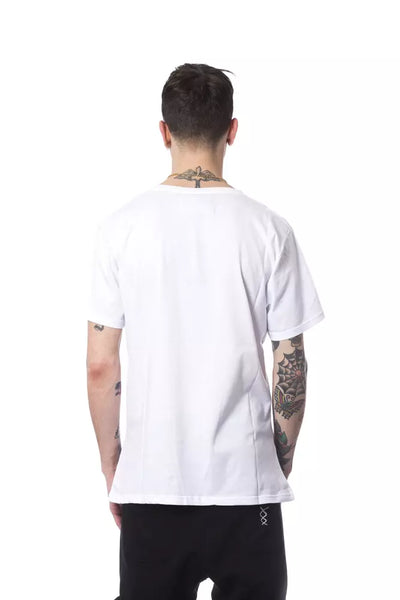Nicolo Tonetto Weißes Baumwolle Männer T-Shirt