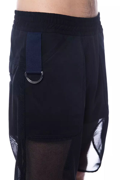 Nicolo Tonetto Schwarzes Polyester Männer kurz