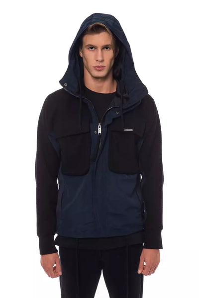 Nicolo Tonetto Schwarze Herrenjacke aus Wolle