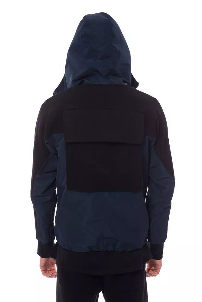 Nicolo Tonetto Schwarze Herrenjacke aus Wolle