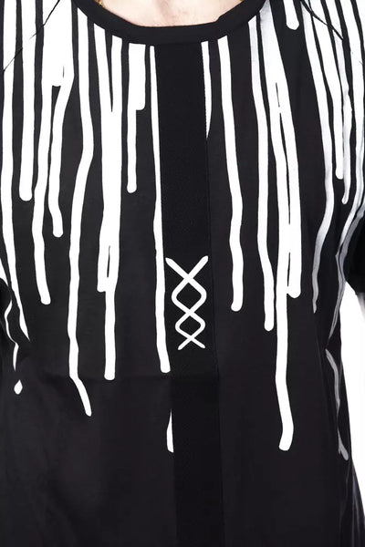 Nicolo Tonetto Schwarzes Baumwolle Männer T-Shirt
