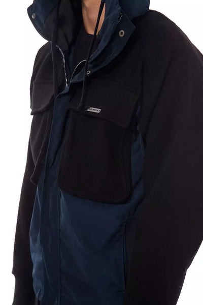 Nicolo Tonetto Schwarze Herrenjacke aus Wolle