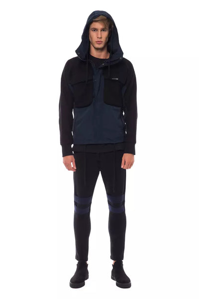 Nicolo Tonetto Schwarze Herrenjacke aus Wolle