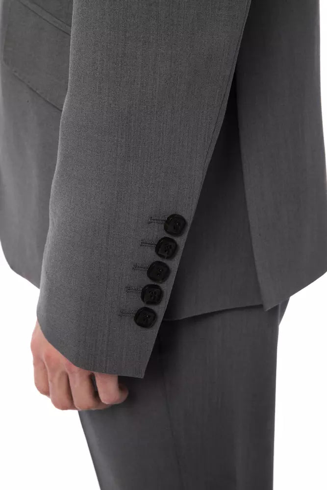 Billionaire Italian Couture Blazer aus grauer Wolle für Männer