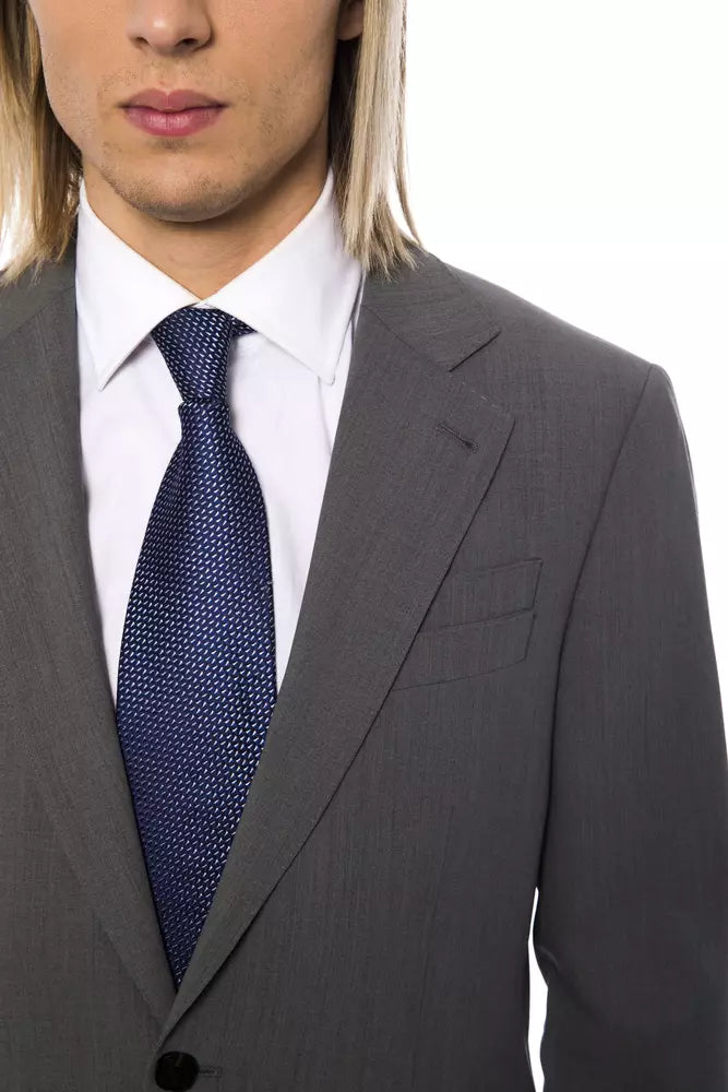 Billionaire Italian Couture Blazer aus grauer Wolle für Männer