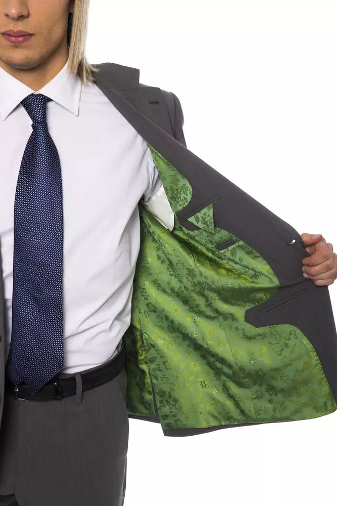 Billionaire Italian Couture Blazer aus grauer Wolle für Männer