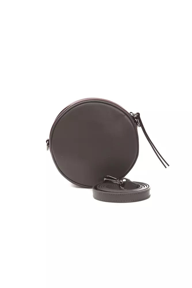 Pompei Donatella Burgundy Leder Frauen Crossbody Tasche