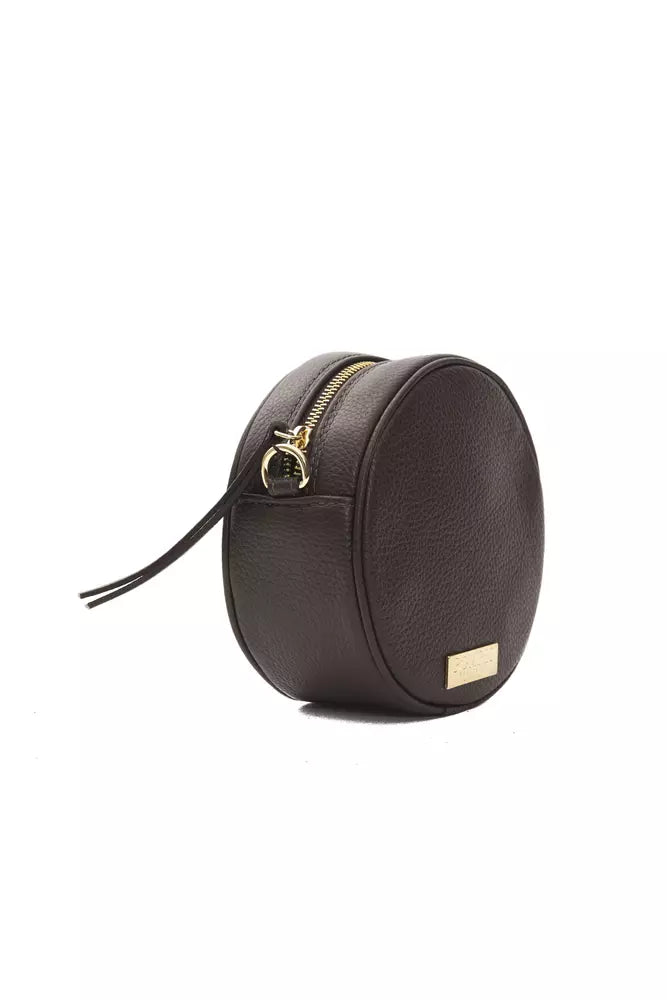 Pompei Donatella Braunes Leder Frauen Crossbody