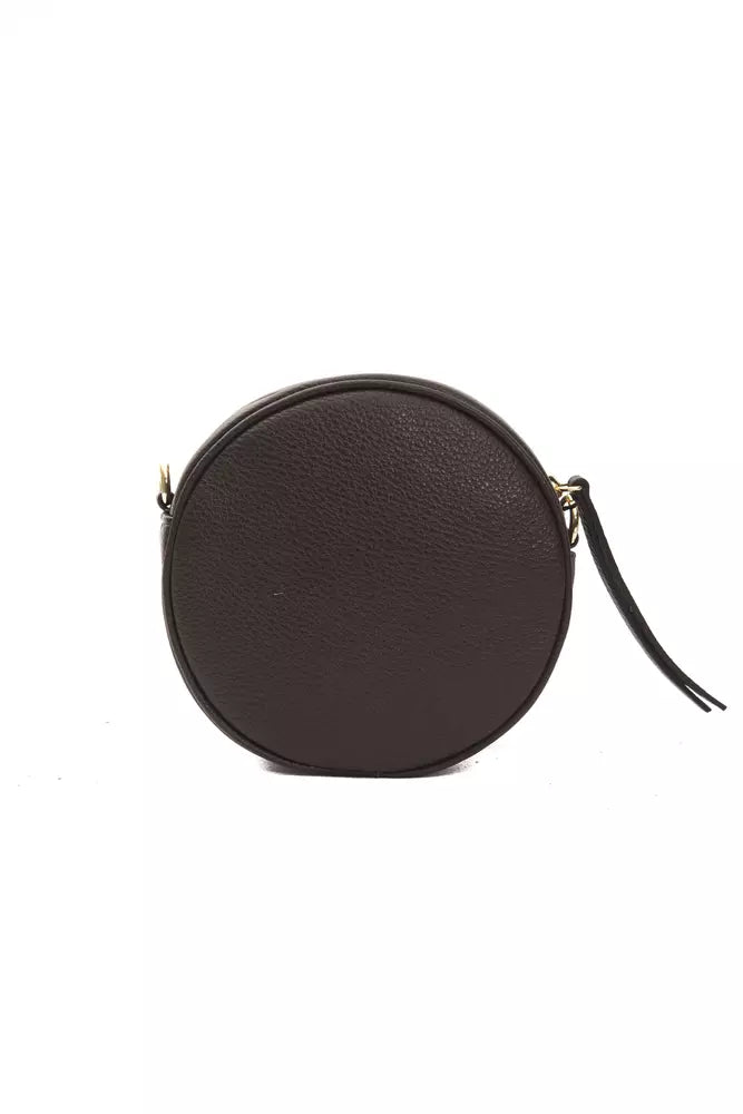 Pompei Donatella Braunes Leder Frauen Crossbody