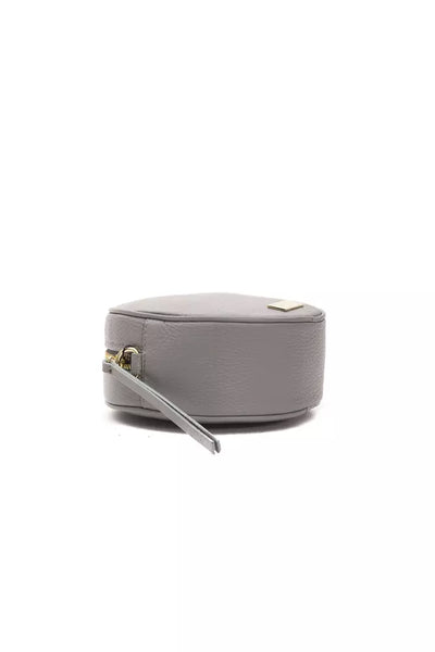 Pompei Donatella Graue Leder Frauen Crossbody