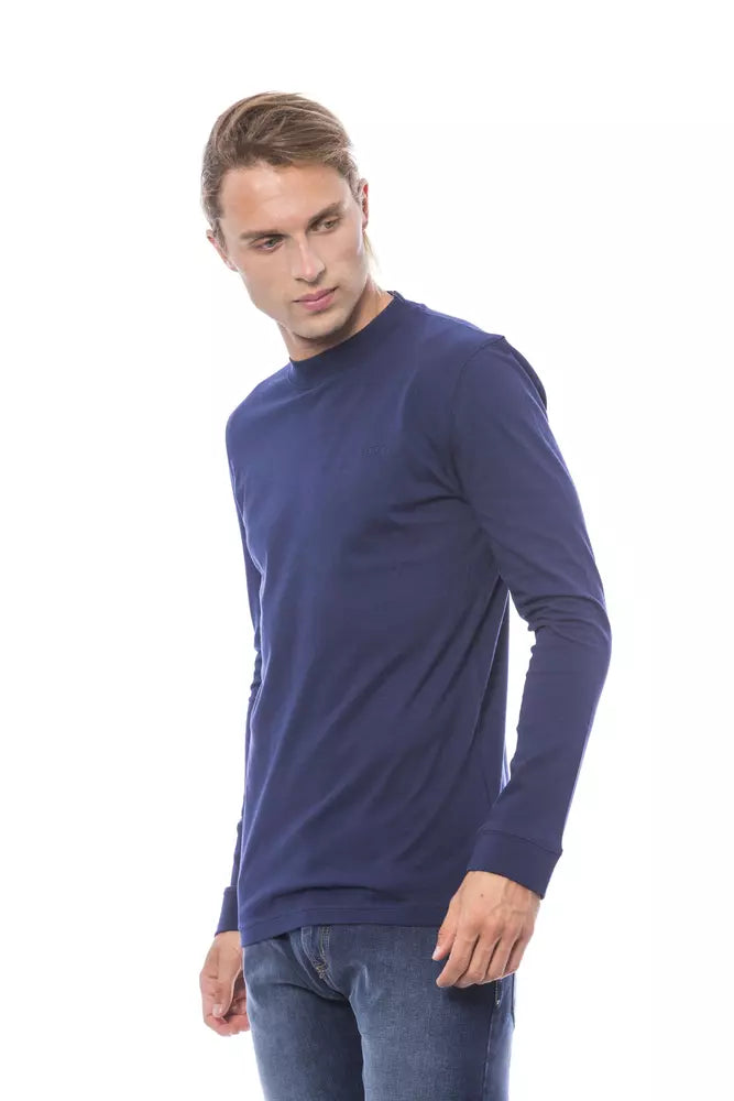 Verri Blauer Baumwollpullover für Männer