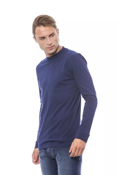 Verri Blauer Baumwollpullover für Männer