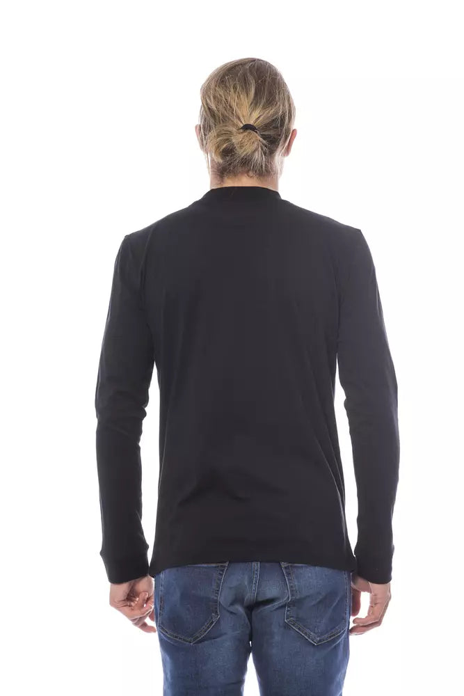 Verri Schwarzer Baumwollpullover für Männer