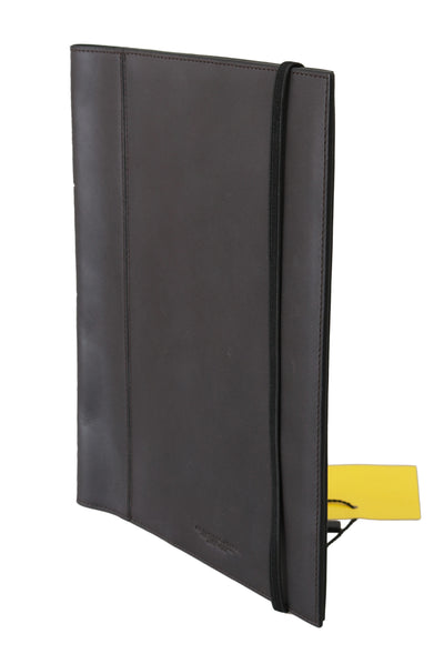 A.G. Spalding & Bros Schwarzes Leder Bifold Travel Holder Logo Wallet