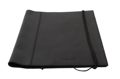 A.G. Spalding & Bros Schwarzes Leder Bifold Travel Holder Logo Wallet