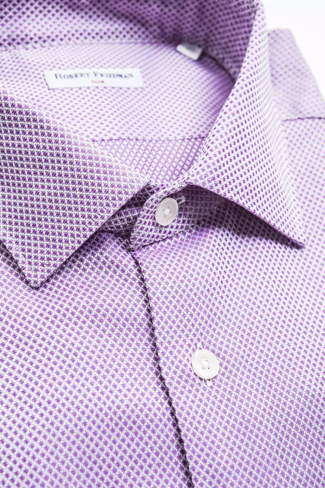 Robert Friedman Multicolor Baumwolle Männer Hemd