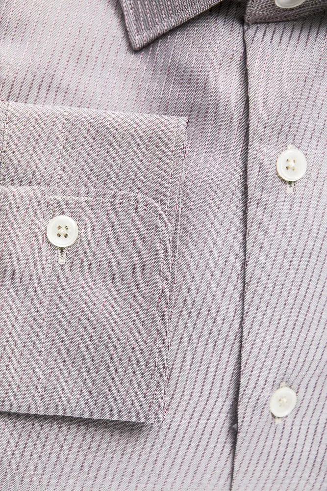 Robert Friedman Beige Baumwolle Männer Hemd