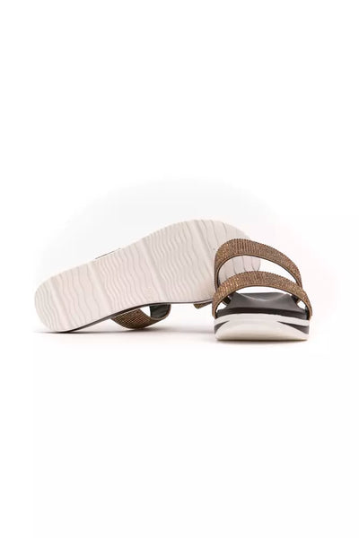 Péché Originel Beige Textil Damen Sandale
