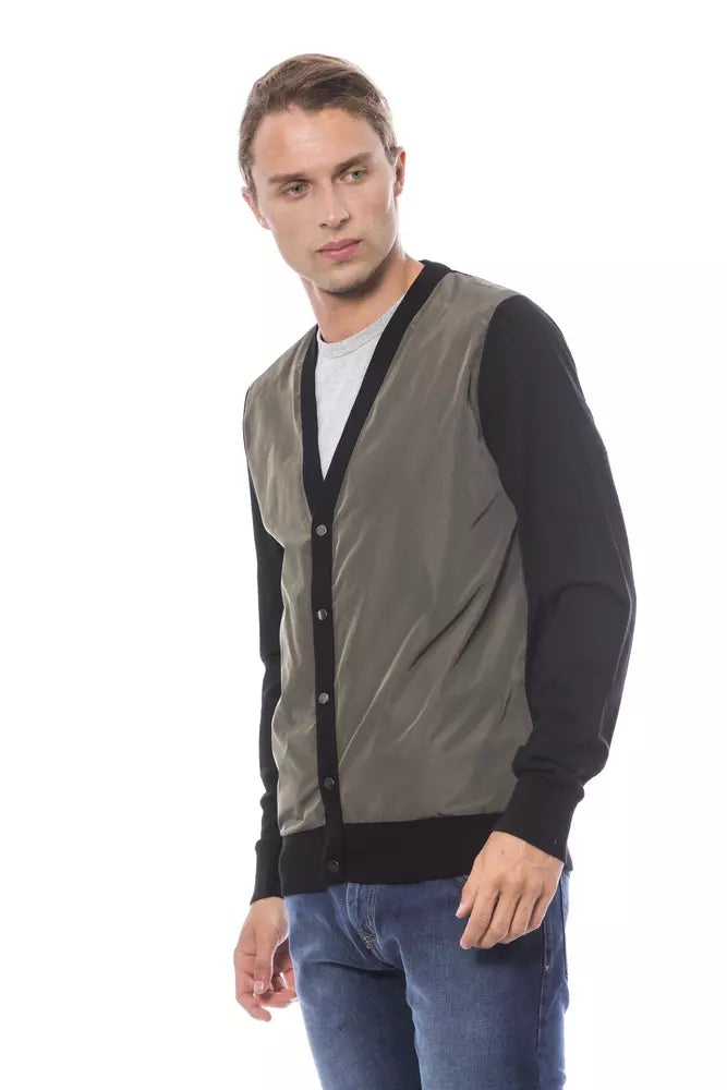 Verri Multicolor Wolle Männer Strickjacke
