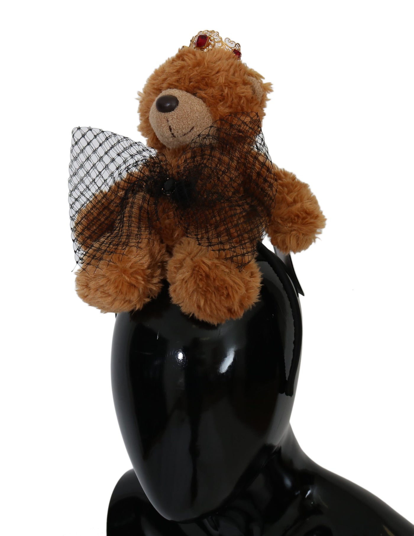 Dolce & Gabbana Teddybär Gold Kristallkrone Tiara Diadem Haarband