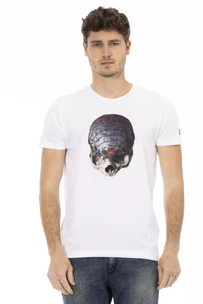 Trussardi Action T-Shirt für Männer aus weißer Baumwolle