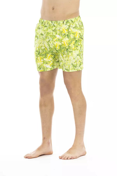 Just Cavalli Grünes Polyester Herren-Badebekleidung kurz