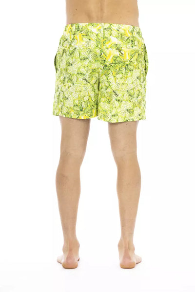 Just Cavalli Grünes Polyester Herren-Badebekleidung kurz