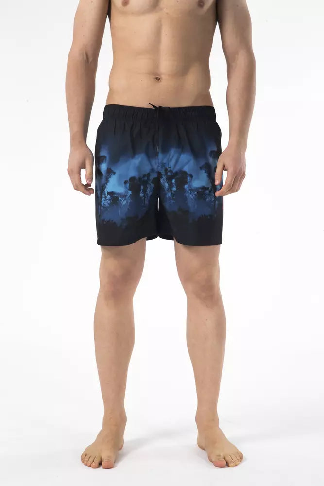 Just Cavalli Schwarze Polyester Herren-Badebekleidung