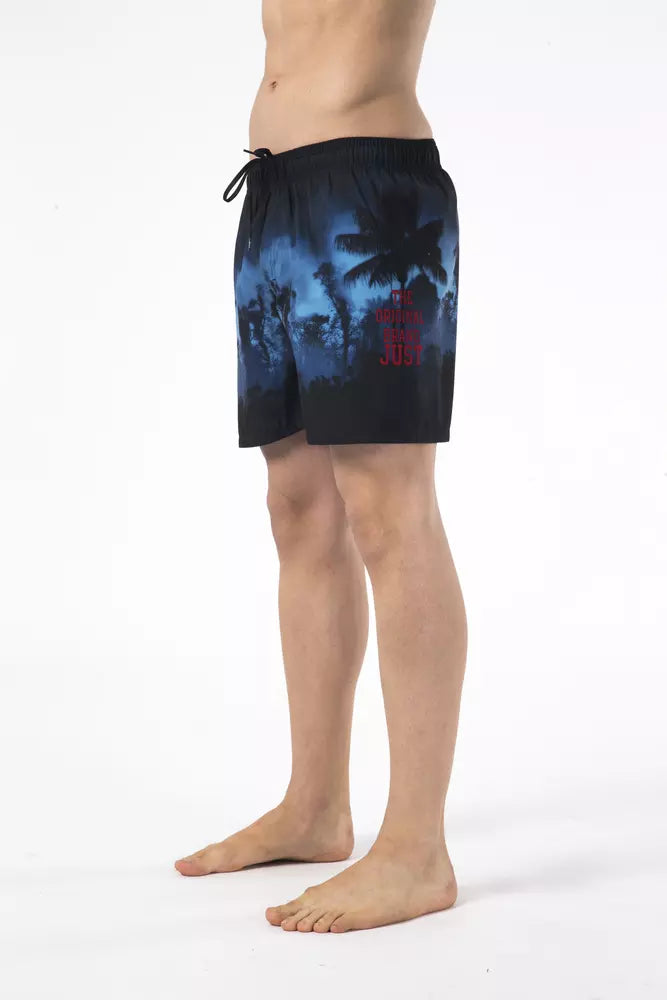 Just Cavalli Schwarze Polyester Herren-Badebekleidung