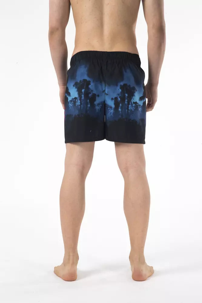 Just Cavalli Schwarze Polyester Herren-Badebekleidung