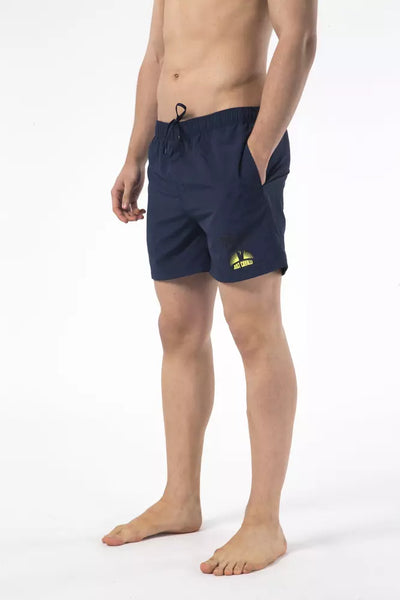 Just Cavalli Blaues Nylon Männer schwimmen kurz