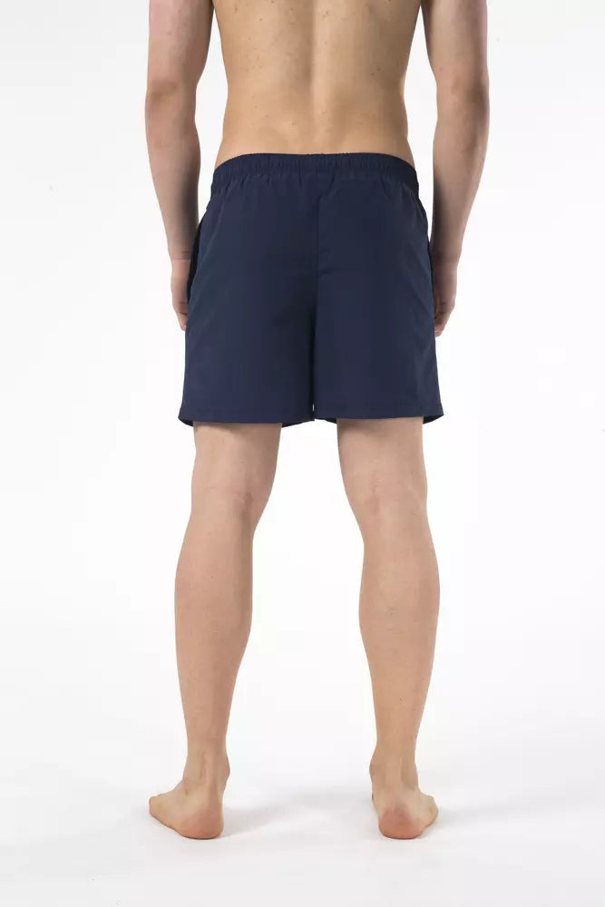 Just Cavalli Blaues Nylon Männer schwimmen kurz