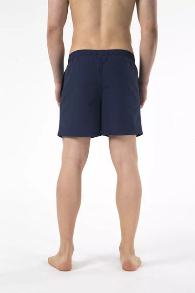 Just Cavalli Blaues Nylon Männer schwimmen kurz