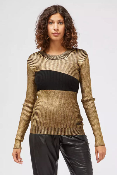 Custo Barcelona Gold Wool Women Pullover