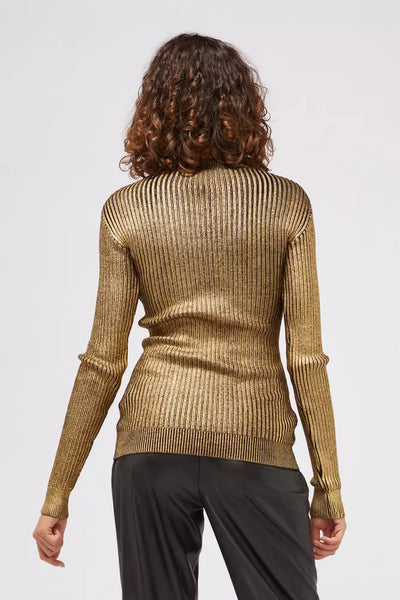 Custo Barcelona Gold Wool Women Pullover