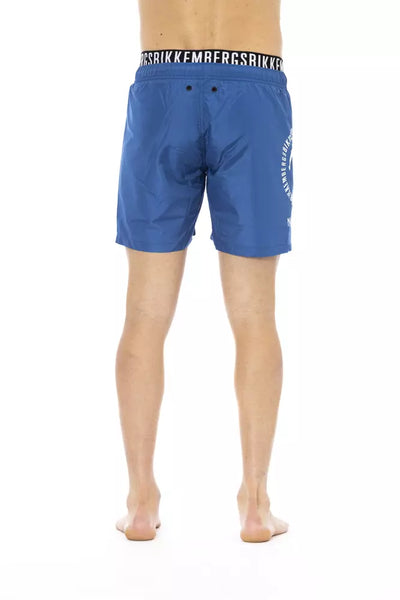 Bikkembergs Blaue Polyester Herren-Badeshorts