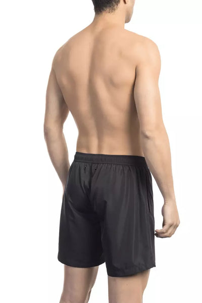 Bikkembergs Schwarze Polyester Herren-Badeshorts