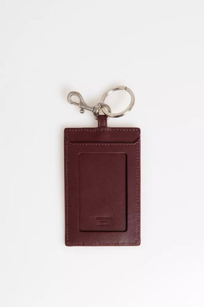 Trussardi Braunes Leder Herren Badge Holder
